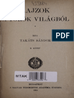 Takáts Sándor - Rajzok A Török Világból 2. (1915)