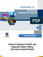 Inisiasi Ii Regulasi Keuangan Publik