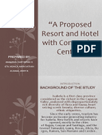 "A Proposed Resort and Hotel With Convention Center": Prepared by
