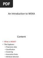 An Introduction To WEKA