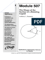 Shape of Rotating Fluid