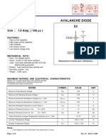 R2KS Avalanche Diode Spec Sheet