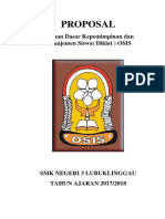 Proposal Diklat Osis 2017 SMK Negeri 3 Lubuklinggau
