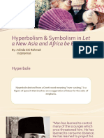 Hyperbolism & Symbolism in Let A New Asia