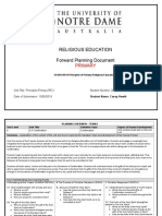 Confirmation Planning and Teaching Program