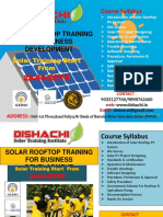 Solar Rooftop Training For Business Development