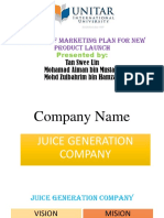 YOUR LIFE JUICE Marketing Assignment