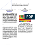 Floating Wind Turbine Motion Assessment: Numerical Simulation Results Compared To Model Test Measurements