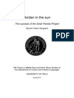 Jordan in The Sun: The Success of The Solar Panels Project