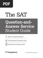 2018 May US SAT QAS With Answers and Scoring
