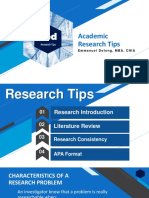 Academic Research Tips