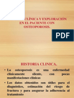 Hist - Clinica y Exploracion en Pacientes Con Osteoporosis