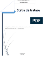 Statia de Tratare - Referat