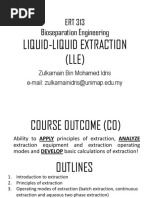 ERT 313 Liquid-Liquid Extraction (LLE) - 0 PDF