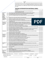 Rubrics for SIM