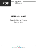 Atomic Physics Summary Notes