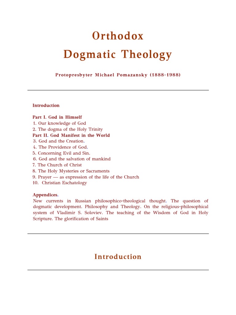 ORTHODOX DOGMATIC THEOLOGY A CONCISE EXPOSITION PDF visual data 7
