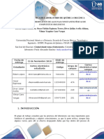 Informe de Practica 9 QUÍMICA ORGÁNICA