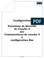 CCNP Conf Securite L2 Commut L3 Conf Fixe