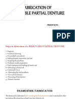 Steps to Fabricating a Removable Partial Denture