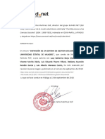 Certificado Articulo Sistema Gestion Documental Ccss