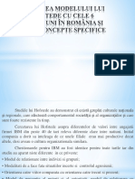 Aplicarea Modelului Lui Hofstede Cu Cele 6 Dimensiuni