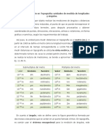 Medición en Topografía: Unidades de longitud y ángulo