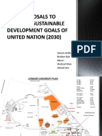 Two Proposals for Establishing Sustainable Development Goals 