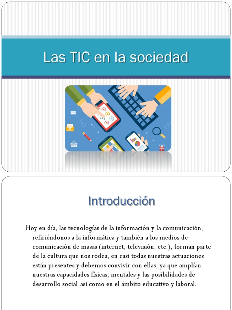 Impacto de las TIC en la sociedad | PDF | Tecnología de información y ...