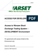 WARset Access To Developers