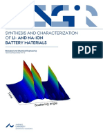 Synthesis and Characterization of Li-And Na-Ion: Battery Materials