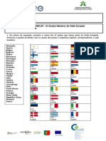 Paises Ue Bandeiras e Capitais