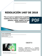 Resolución 1407 de 2018