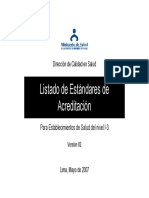 Listado Estandares Acreditacion ES I-3 PDF