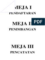 Meja I