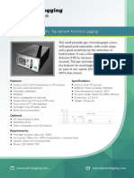 Gas Chromatograph - Equipment For Mud Logging: Features: Specifications