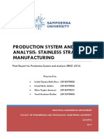Final Stainless Straw - Production System Analysis