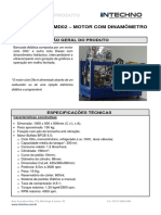 Bancada didática motores Otto e Diesel