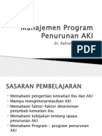 Manajemen Program Penurunan AKI 2019 (Dr. Ratnawati)