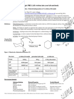 Sample PRE-LAB (Written Into Your Lab Notebook) : An E2 Reaction: Dehydrohalogenation of Cyclohexyl Bromide