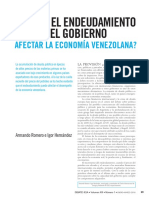 04 Romero Hernández Puede El Endeudamiento Debates IESA XXI 1 Gerenciar en Inflación Ene Mar 2016