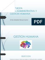 Gestión administrativa y de talento humano