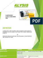 Urinalysis: Ms - Deeptikukreti M.SC (N) 1 Year Student Rcon