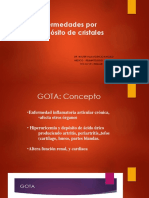 Enfermedad por depósito de cristales de ácido úrico (GOTA): concepto, epidemiología, clínica y tratamiento