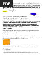 Exercicios Volume Do Cubo e Do Paralelepípedo