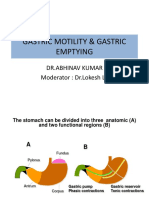 Gastric Motility & Gastric Emptying