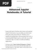 Jupyter Notebooks Advanced Tutorial