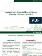 Avaliação das Políticas Públicas sobre Agrotóxicos