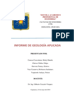 Informe Geologia Aplicada La Huaraclla Voladura