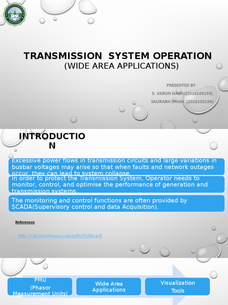 Transmission System Monitoring & Control | PDF | Electronics ...
